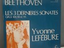 Rare Beethoven: The 3 Last Sonatas - Yvonne Lefebure original FY 051no reserve