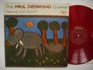 PAUL DESMOND QUARTET feat DON ELLIOTT LP 1956 US mono DG red vinyl VG+/EX-