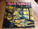 Iron Maiden LP Piece of mind UK EMI press A2u & B1U NEAR MINT & Merchandise form