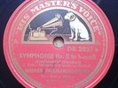 A119 BRUNO WALTER SCHUBERT SYMPHONY No.8 UNFINISHED 3 x 78 RPM HMV DB 2937-39 a