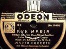 0327/MARTHA EGGERTH-Ave Maria-Leise flehen meine Lieder-Schellack