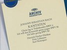 The Originals BACH (Kantaten) Fischer-Dieskau Karl Ristenpart Fritz Lehmann RAR