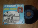 45t johnny hallyday  les chevaliers du ciel label plastique  france