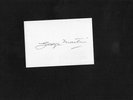 AUTHENTIC SIGNED GEORGE MARTIN CARD THE BEATLES REAL SIGNATURE...COA..