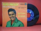 ELVIS PRESLEY Return To The Sender 7/45 EP 63' FRANCE RCA Victor ?86.309 FRENCH