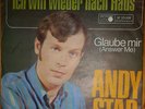 Vinyl Platte Andy Star Ich will wieder nach Haus' und Glaube mir