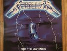 Metallica Ride The Lightning Vinyl 1984 Original Press Megaforce Elektra