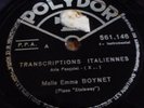 EMMA BOYNET transcriptions italiennes / POLYDOR