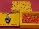 CARTELLA STAMPA PROMO SAMUELE BERSANI CARAMELLA SMOG SCATOLA CARAMELLE