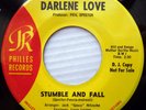 DARLENE LOVE northern soul popcorn 45 promo Stumble And Fall 
