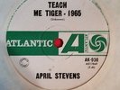 45rpm single - April Stevens - Teach Me Tiger 1965/Morning 'til Midnight (Exc)