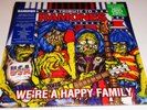 A TRIBUTE TO THE RAMONES - WE'RE A HAPPY FAMILY - TRANSPARENT GREEN COLOR 2xLP