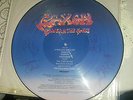 SAXON Power And The Glory LP PICTURE DISC Signed? CARRERE CALP 1981 EX
