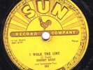 78-HONKY TONK-JOHNNY CASH-I WALK THE LINE/GET RHYTHM on SUN 241-KILLERS