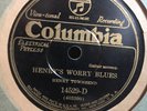 HENRY TOWNSEND COLUMBIA 14529 BLUES 78 RPM RECORD E+/ N-