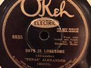 TEXAS ALEXANDER & MISSISSIPPI SHEIKS OKEH 8835 BLUES 78 RPM RECORD V+