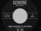 Northern Soul 45 - Mr. Soul - What Happened To Yesterday - Genuine - mp3