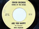 MIKE PEARSON-ARE YOU HAPPY /NEED TO BELONG ON CRASH RARE PRIVATE NORTHERN 45