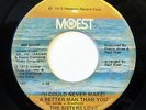 THE SISTERS LOVE-A BETTER MAN THAN YOU /GIVE ME YOUR LOVE ON MOWEST 70S SOUL FUN
