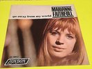 Marianne Faithfull 45 picture sleeve, Go Away From my World, scarce U.S., NM