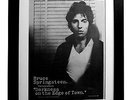 BRUCE SPRINGSTEEN+Darkness Town+POSTER+AD+RARE+ORIG 1978+FRAMED+FAST GLOBAL SHIP