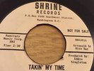 Leroy Taylor - Takin' my time/I'll Understand (Shrine) 60s Mod R&B dancer Rare
