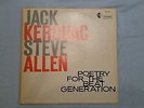 Jack Kerouac Steve Allen - Poetry For The Beat Generation- Hanover HML 5000 LP