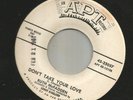 NEW BREED R&B POPCORN- RUTH McFADDEN-  DONT TAKE YOUR LOVE  -HEAR - 1960 DJ APT