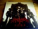 SARCOFAGO - INRI Lp . Red vinyl w/ book cover and poster . Vulcano mayhem