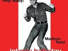 Johnny Hallyday - 45 Tours - Madison Twist - EP Pochette Italienne (Vinyle Rouge