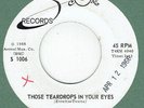 MINZI BERRY Those Teardrops In Your Eyes Score 1006 SOUL 45