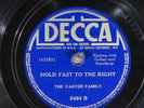 78 RPM -- The Carter Family, Decca 5494, EE+  Country