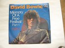 David Bowie - Memory Of A Free Festival Part 1 + Part 2 - Mercury 6052 026 D