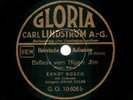 SCHELLACK Ernst Busch/Hanns Eisler Lied der Baumwollpflücker / Ballade vom Nigg