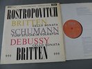 BRITTEN Schumann DEBUSSY cello ROSTROPOVICH Decca LXT 5661