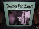 TOWNES VAN ZANDT *LIVE AT THE OLD QUARTER *NEW LP VINYL