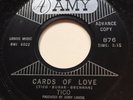 R&B DOO WOP Tico CARDS OF LOVE / NOISE Amy 45 very rare early Paul Simon