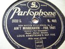 LOUIS ARMSTRONG*AIN'T MISBEHAVIN / TIGER RAG* MINT