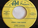 Iowa Rockabilly Bopper 45 Bobby Hankins & Blue Boys honky tonk queen *VG+