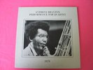 Anthony Braxton, Performance For Quartet 1979, 2 LP  Top Condition
