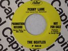 RARE THE BEATLES STRAWBERRY FIELDS FOREVER / PENNY LANE PROMO 45 CAPITOL P 5810