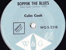 COLIN COOK 45:  BOPPIN' THE BLUES/HEY, PRETTY BABY AUSSIE W & G 2516 EX/EX 1965