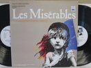 LES MISERABLES- Cast Recording Soundtrack 2-LP Musical 1985 Vinyl Colm Wilkinson