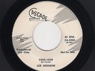 '59 TwinSpin R&B Rockers JOE JOHNSON Cool Love/Gila Monster CASCADE M- DJ HEAR