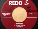 * REDD EVANS Trapped / Idle Gossip EXOTICA BEATNIK POPCORN Don Costa 45 HEAR