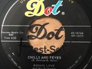 * RONNIE LOVE Chills & Fever R&B POPCORN HALLOWEEN NORTHERN SOUL Dot 45 EX HEAR
