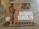 BARBARA RANDOLPH i got a feeling RARE DUTCH PS SOUL TAMLA MOTOWN 45
