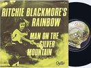 RITCHIE BLACKMORE's RAINBOW Man on The Silver... Danish 45PS 1973 Deep Purple