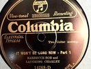BARBEQUE BOB & LAUGHING CHARLEY COLUMBIA 14268 BLUES 78 RPM RECORD E/E+