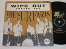Mega rare The Surfaris single 45 Wipe out DOT label D 335 Sweden Exc/Exc